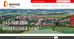 Desktop Screenshot of bretzfeld.de